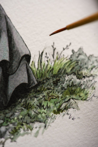 Grey Wizard - Giclée Art Print