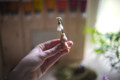 Snowdrop — PolymerClay Figurine